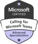 Calling for Microsoft Teams Advanced Specialization